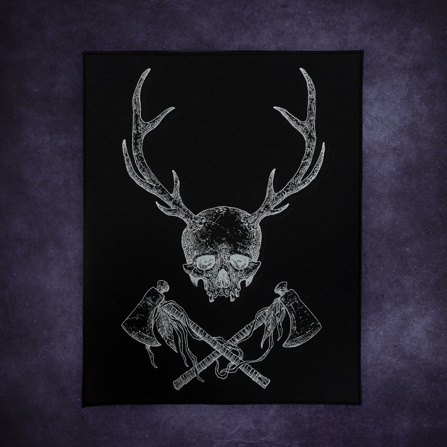 Tomahawk Skull Back Patch