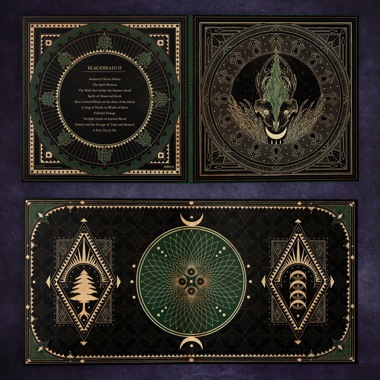 Blackbraid II: Deluxe Gatefold Vinyl, “MOSS” Edition