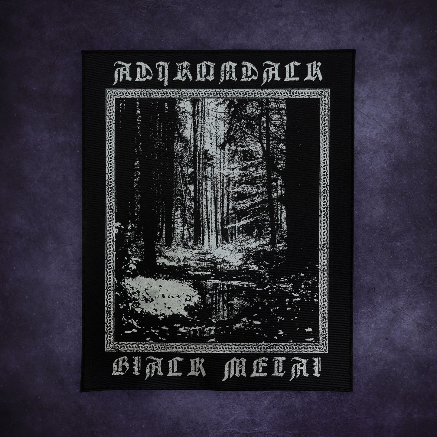 Adirondack Black Metal Back Patch
