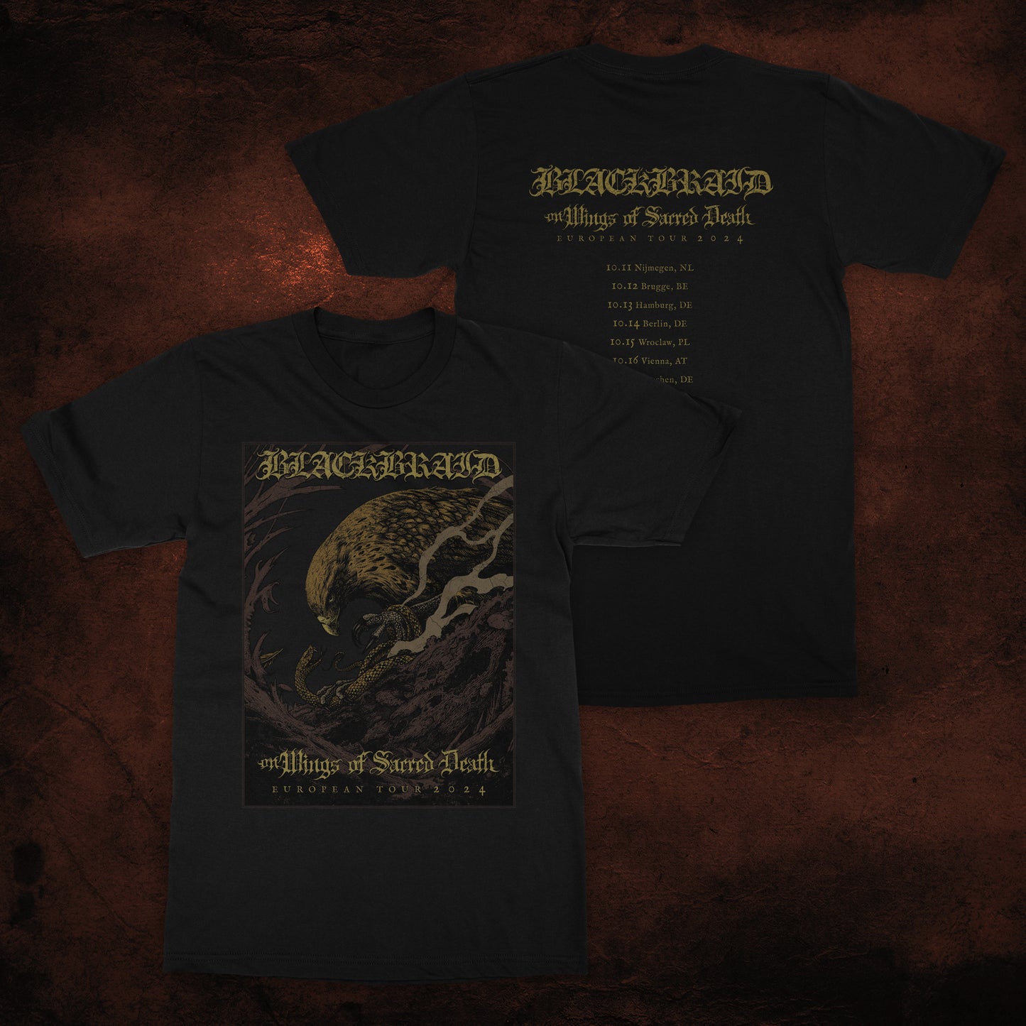 LAST FEW "On Wings of Sacred Death" 2024 Tour T's